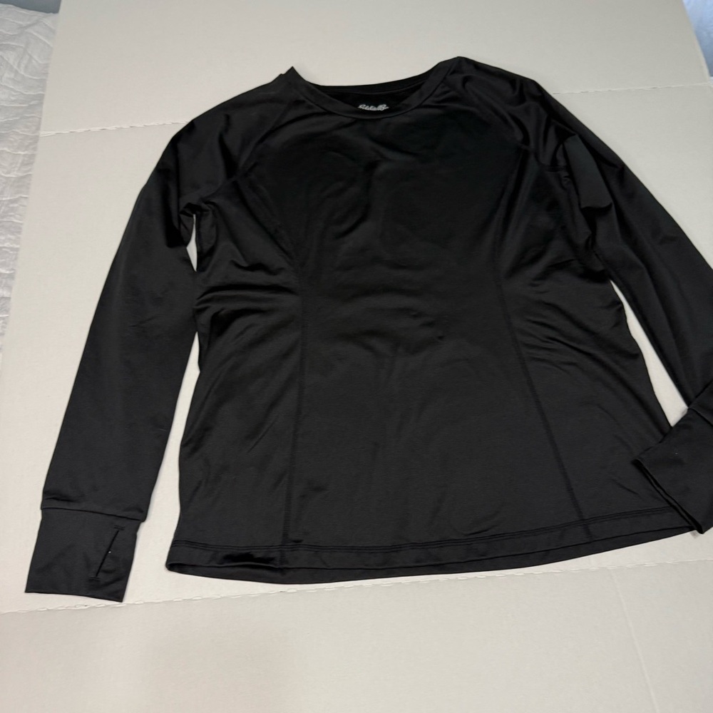 Eddie Bauer Lined Black Tee